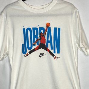 Nike Air Michael Jordan jump man tshirt size Large 100% cotton